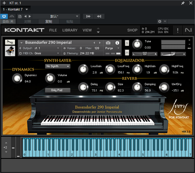 钢琴音源——Ivory II象牙钢琴2代Synthogy – Ivory II by JR Samples （KONTAKT）-少年精品音频资源网-vst76.cn-vst76资源网-宿主-精选插件-少年音频资源网-少年音频-音频设备-少年音频工作室-WWW.VST76.CN-www.vst76.cn-少年精品资源网-少年资源网少年精品资源网