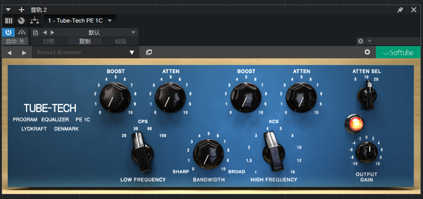 插件提取更新——Tube-Tech PE 1C