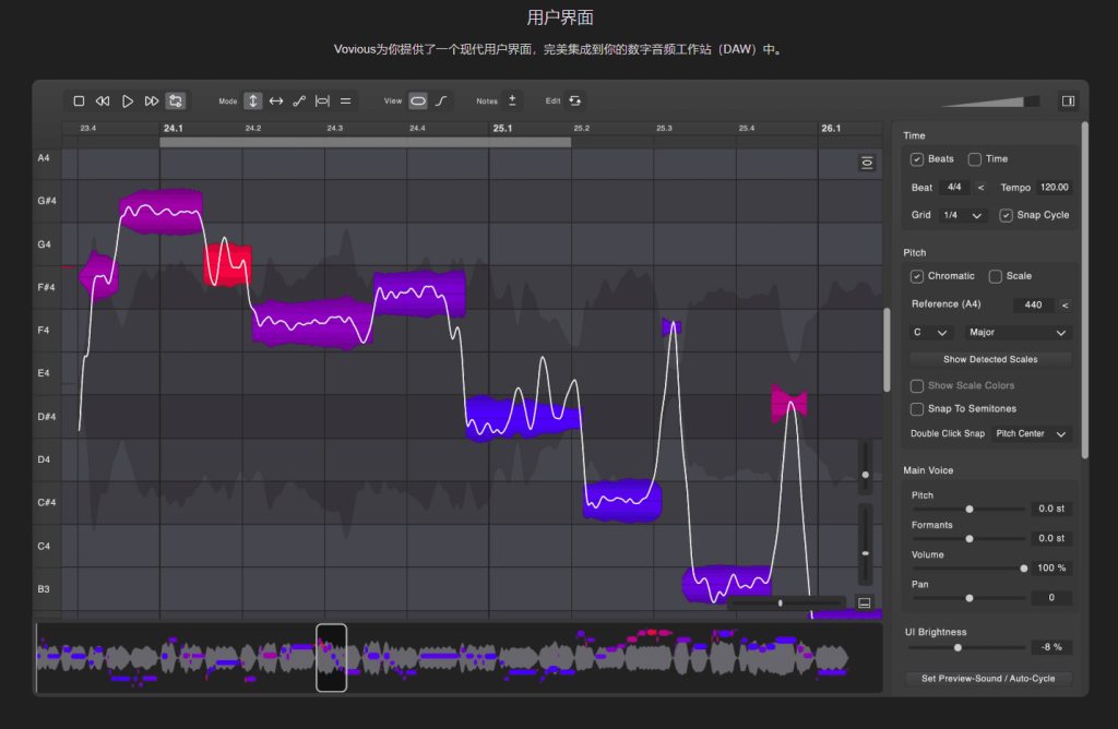 神经网络人声校正调音插件效果器DoublePi Technologies Vovious-少年精品音频资源网-vst76.cn-vst76资源网-宿主-精选插件-少年音频资源网-少年音频-音频设备-少年音频工作室-WWW.VST76.CN-www.vst76.cn-少年精品资源网-少年资源网少年精品资源网